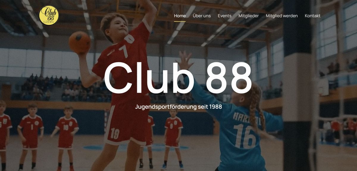 Neuer Auftritt f&uuml;r den Club 88 Luzern &ndash; modern, klar und funktional
